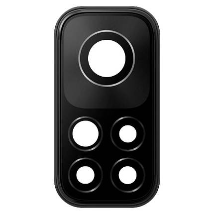 Скло камери для Xiaomi Mi 10T в рамці (Black), фото 1