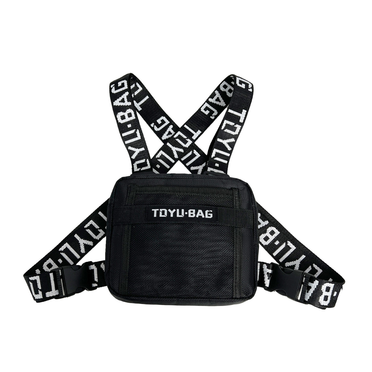 Нагрудна сумка 6017 TOYU BAG чорна, фото 1