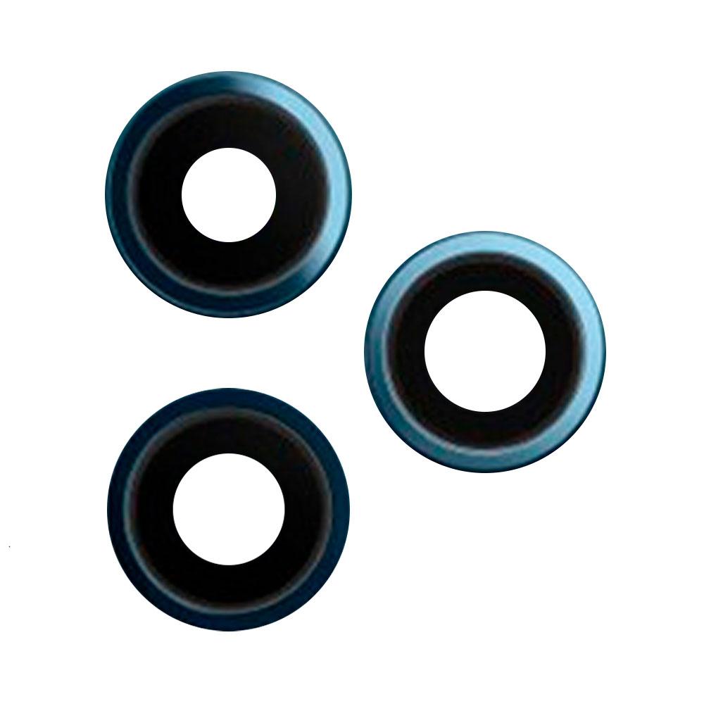 Скло камери для iPhone 12 Pro Max в рамці (Blue) (Original)