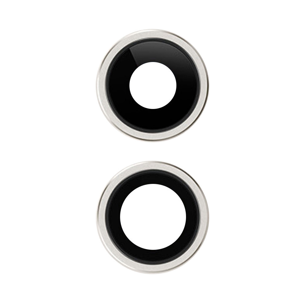 Скло камери для iPhone 11 в рамці (White)