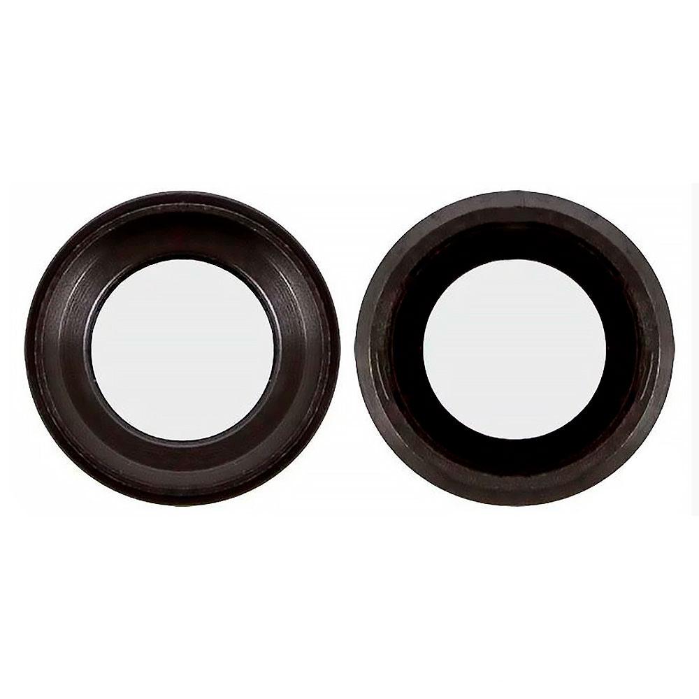 Скло камери для iPhone 6s Plus в рамці (Black)