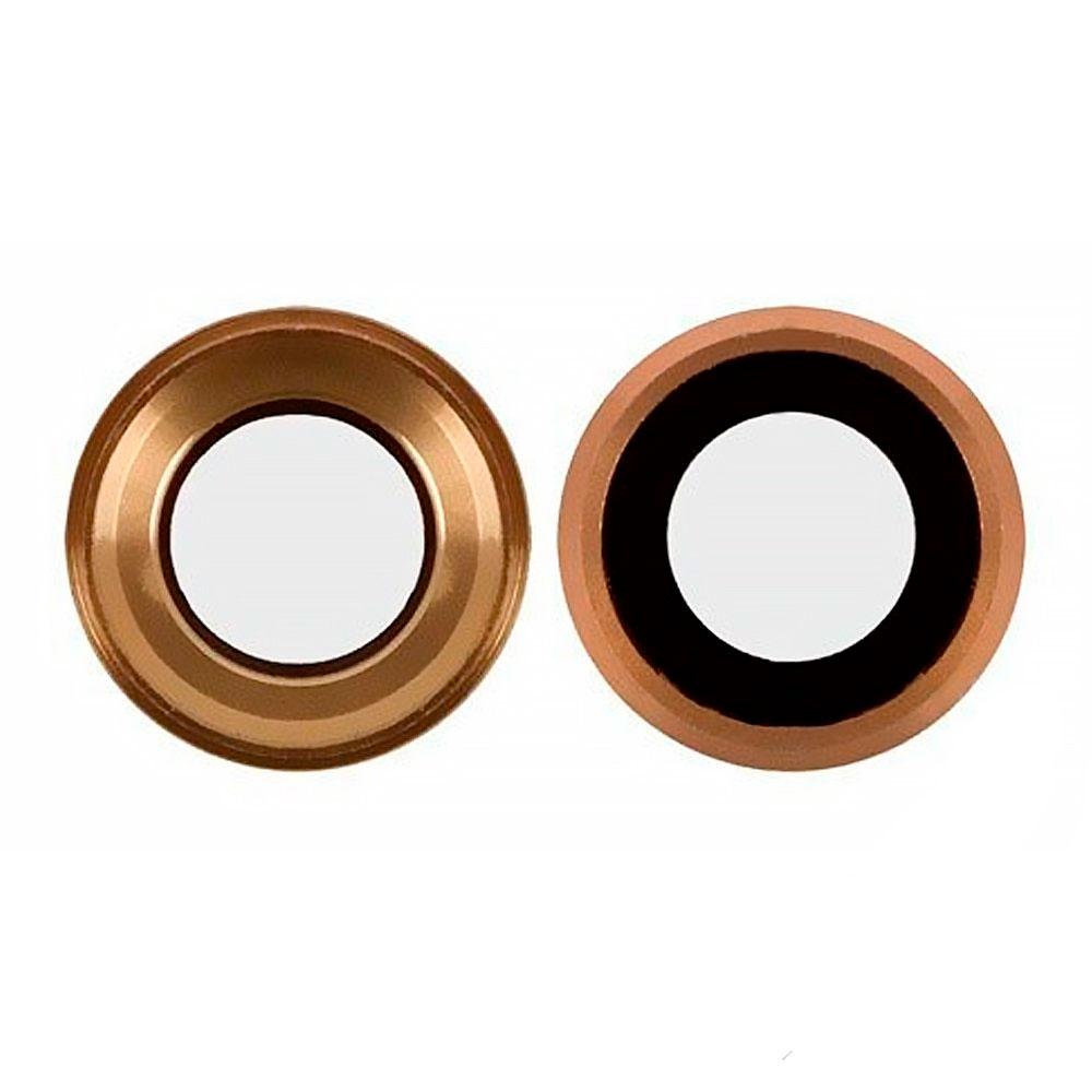 Скло камери для iPhone 6 Plus в рамці (Gold)