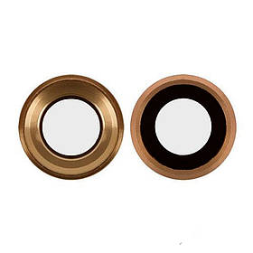 Скло камери для iPhone 6 в рамці (Gold)