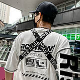 Нагрудна сумка 6017 TOYU BAG чорна, фото 7