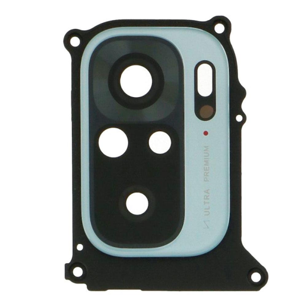 Скло камери для Xiaomi Redmi Note 10 в рамці (Green) (Original)