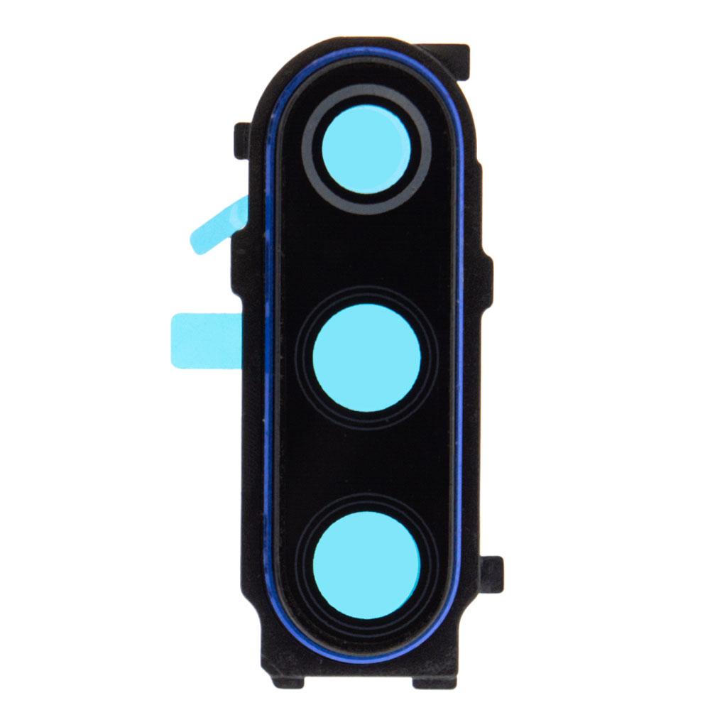 Скло камери для Xiaomi Mi 9 SE в рамці (Blue) (Original)