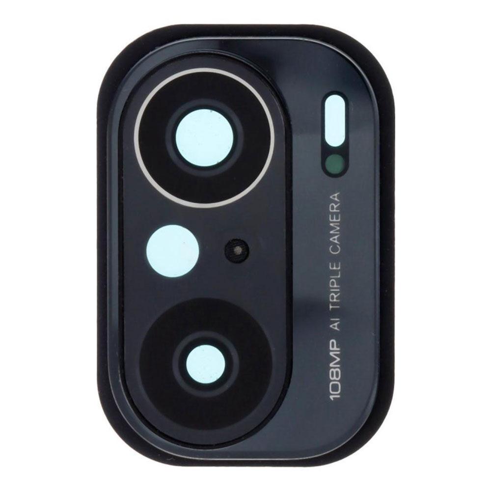 Скло камери для Xiaomi Mi 11X Pro в рамці (Cosmic black)