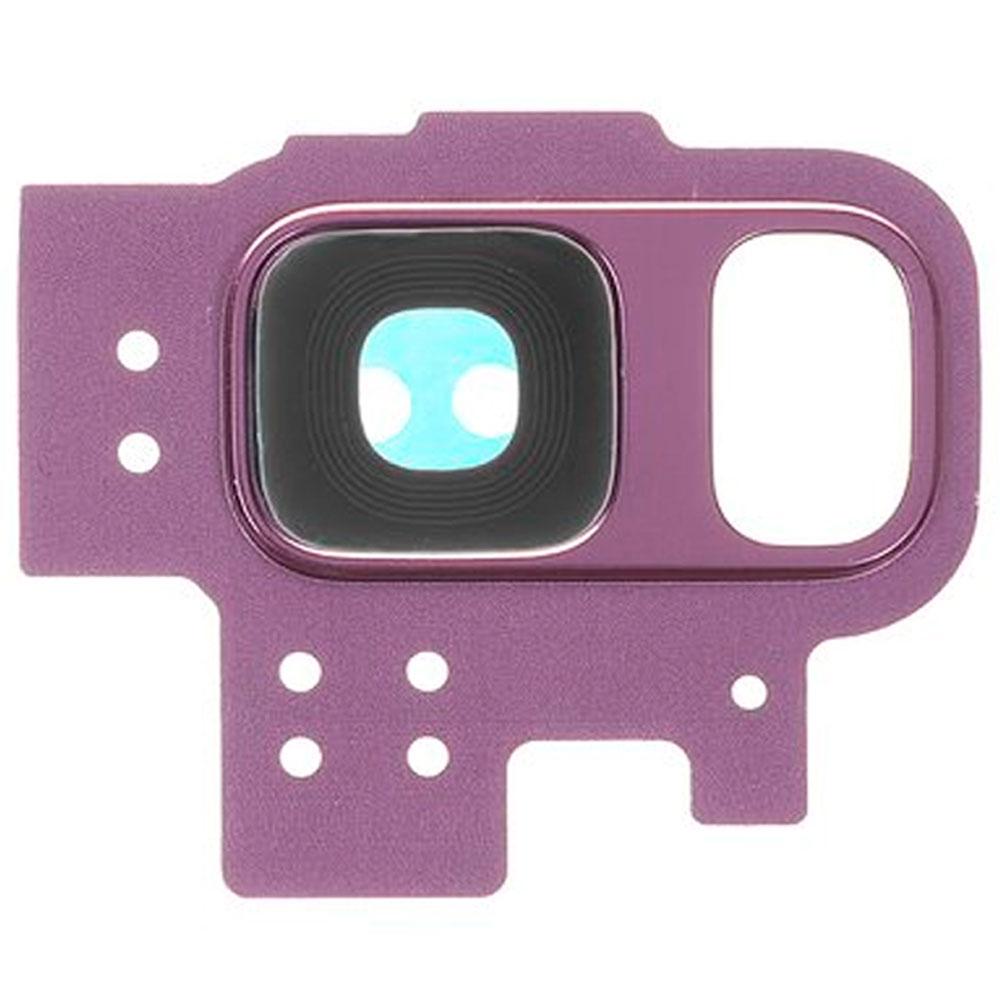 Скло камери для Samsung G960 Galaxy S9 в рамці (Lilac purple)