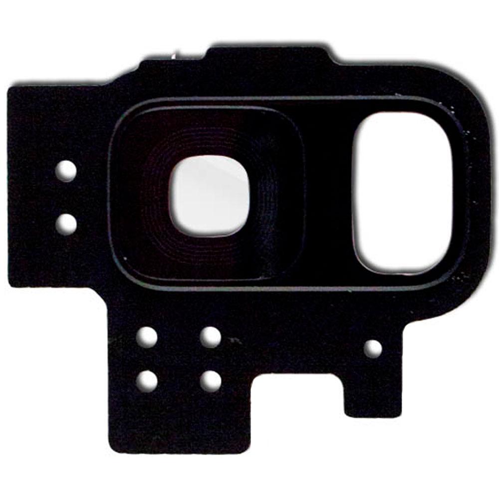 Скло камери для Samsung G960 Galaxy S9 в рамці (Midnight black)