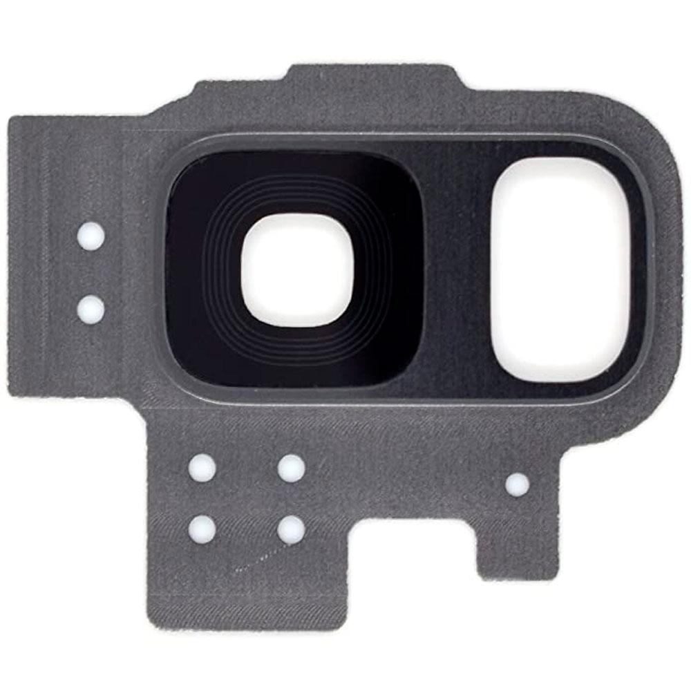 Скло камери для Samsung G960 Galaxy S9 в рамці (Titanium grey)