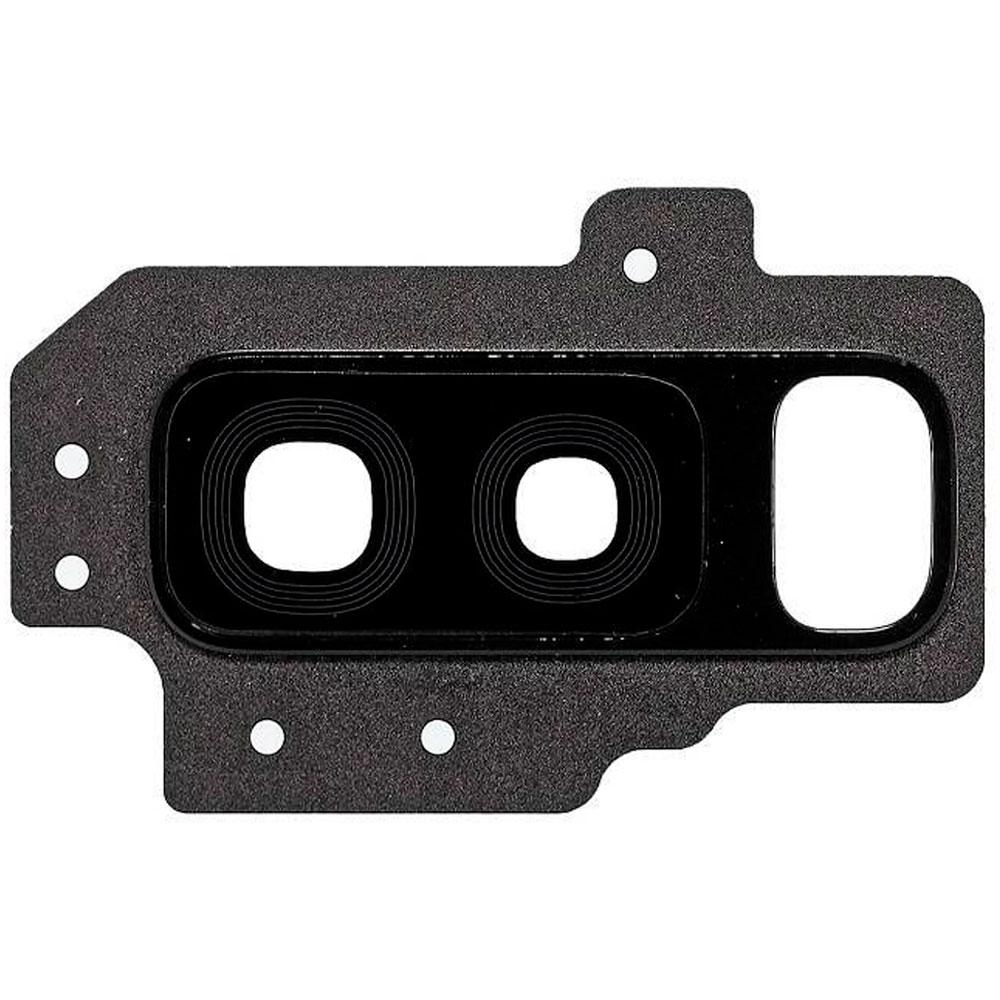 Скло камери для Samsung G965 Galaxy S9 Plus в рамці (Titanium grey)