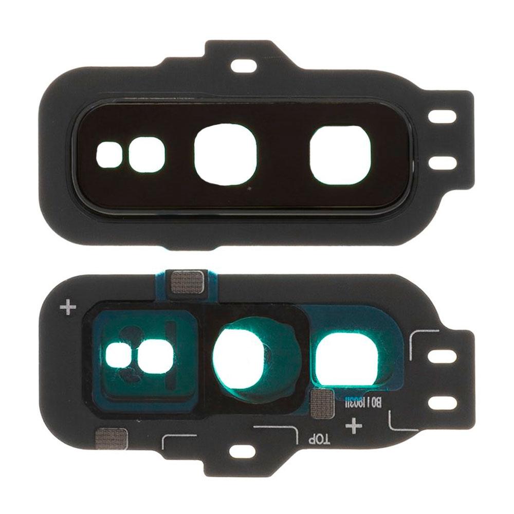 Скло камери для Samsung G970 Galaxy S10e в рамці (Black)