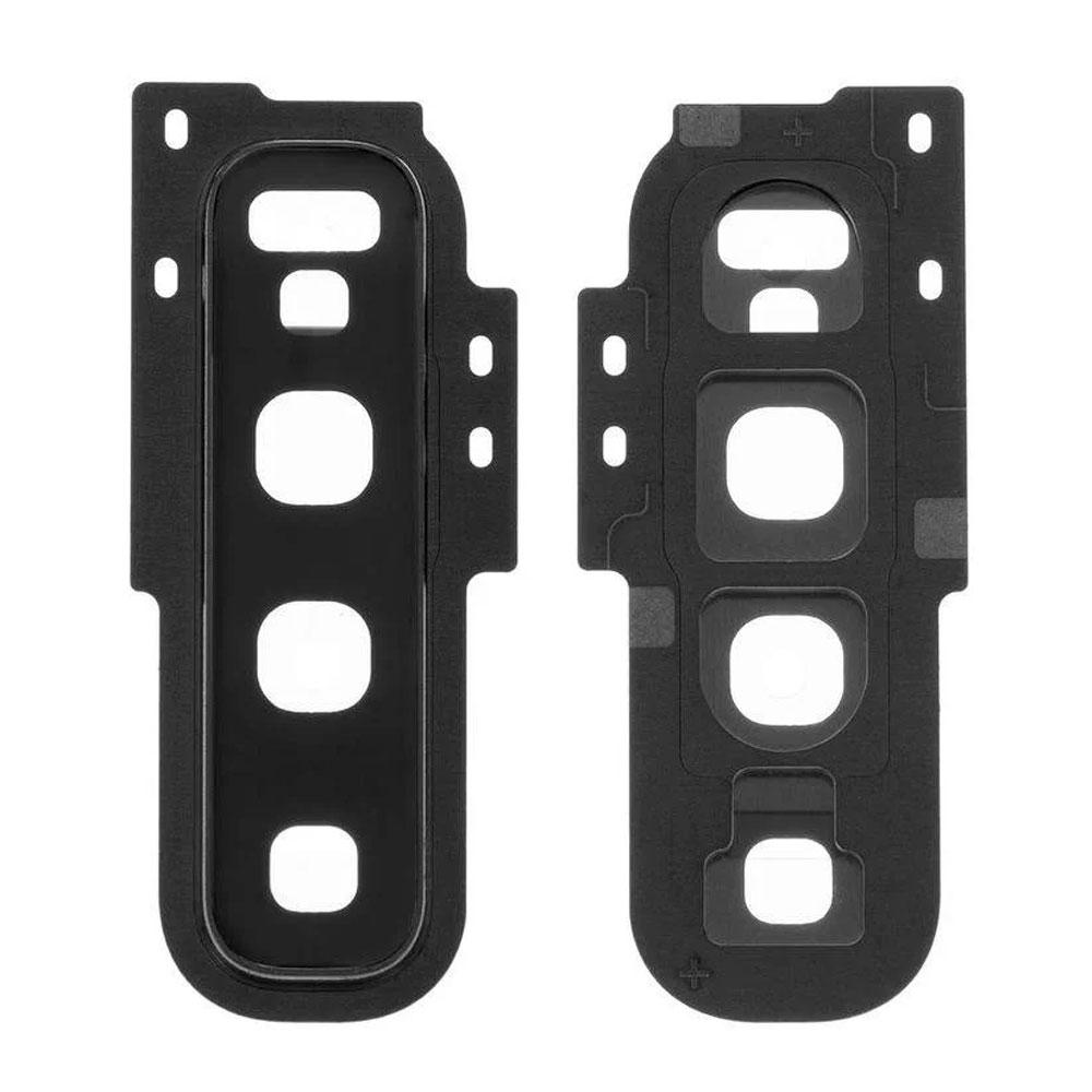 Скло камери для Samsung G973 Galaxy S10 в рамці (Black) (Original)