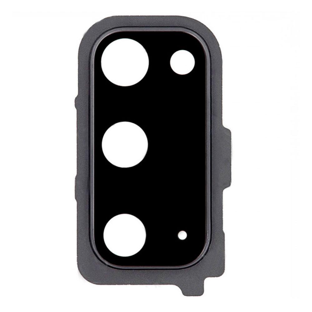 Скло камери для Samsung G980 Galaxy S20 в рамці (Cosmic grey) (Original)