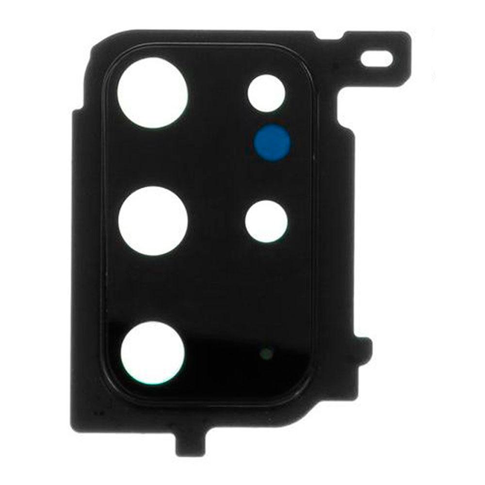 Скло камери для Samsung G985 Galaxy S20 Plus в рамці (Cosmic black) (Original)