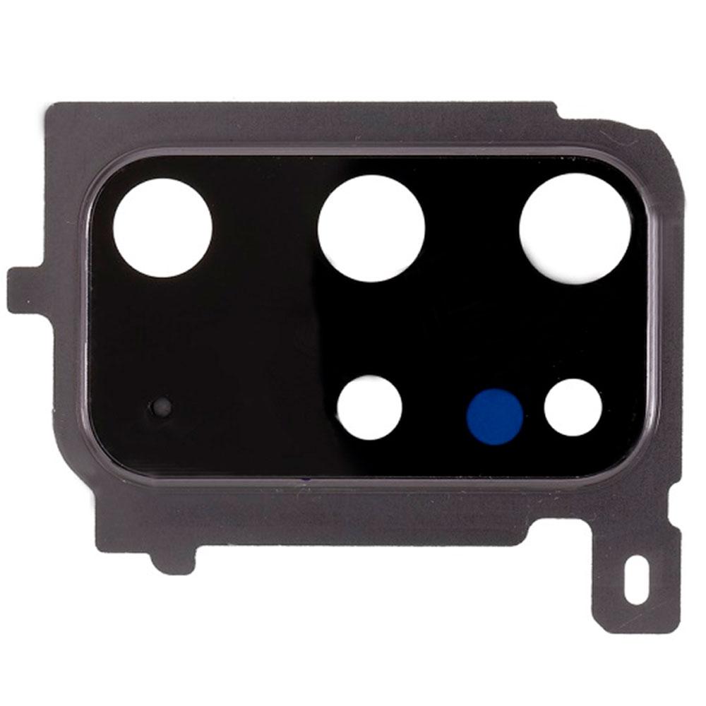 Скло камери для Samsung G985 Galaxy S20 Plus в рамці (Cosmic grey) (Original)