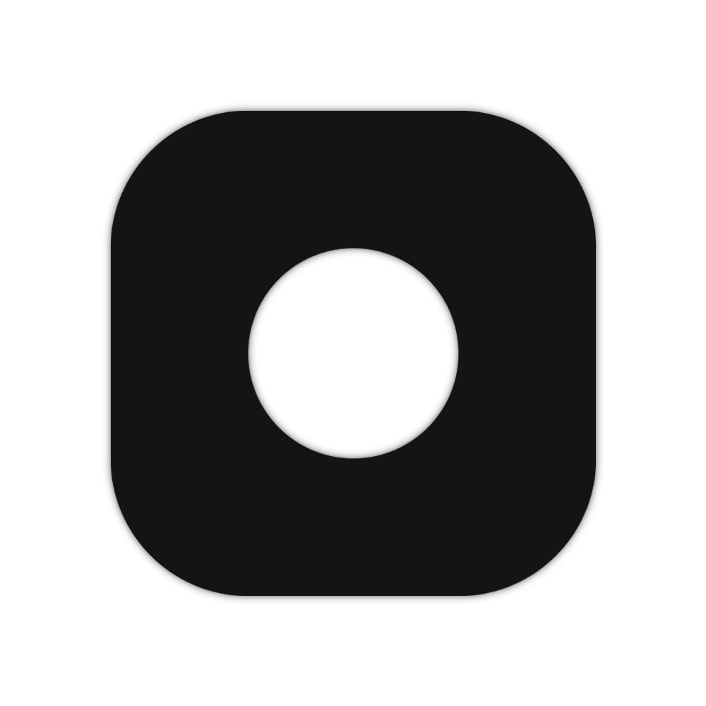 Скло камери для Samsung J415 Galaxy J4 Plus (2018) (Black)