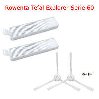 Комплект для робота-пылесоса ROWENTA Tefal Explorer Serie 60 (RR7455, RR7447) 4 штуки