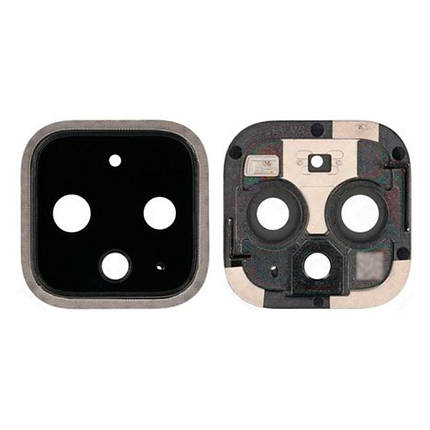 Скло камери для Google Pixel 4 XL в рамці (Black) (Original), фото 2