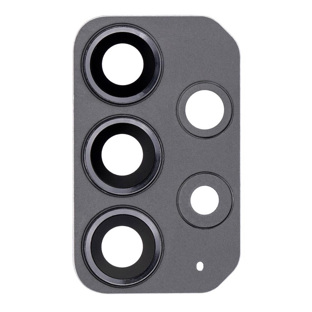 Скло камери для Samsung A725 Galaxy A72 (2021) в рамці (Black) (Original)