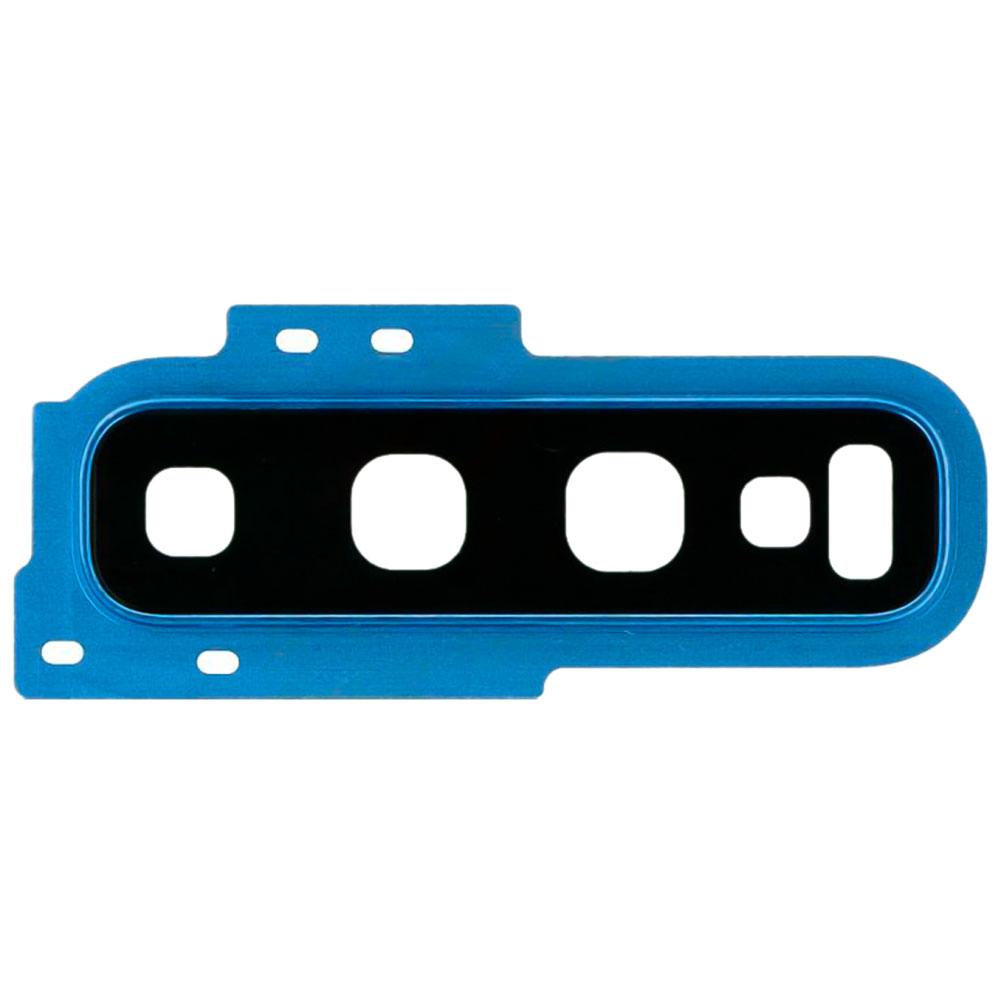 Скло камери для Samsung G973 Galaxy S10 в рамці (Blue) (Original)