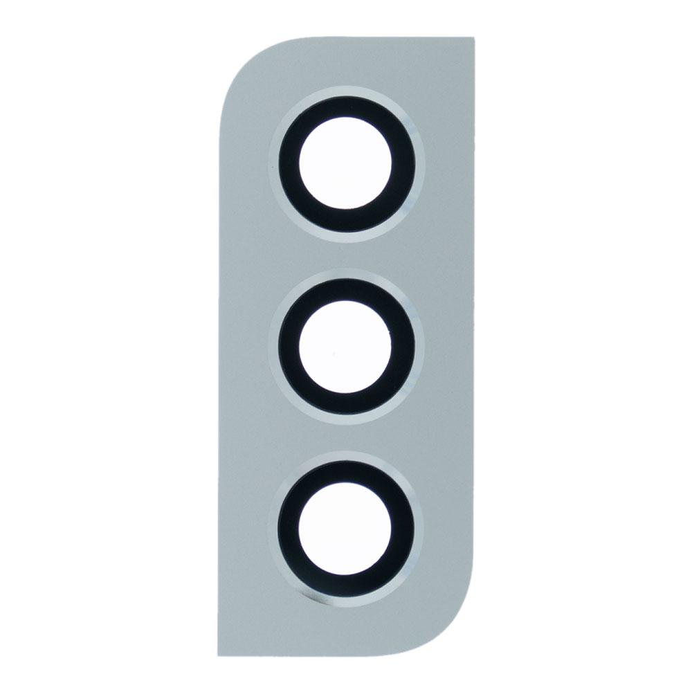 Скло камери для Samsung S901 Galaxy S22 5G в рамці (White) (Original)