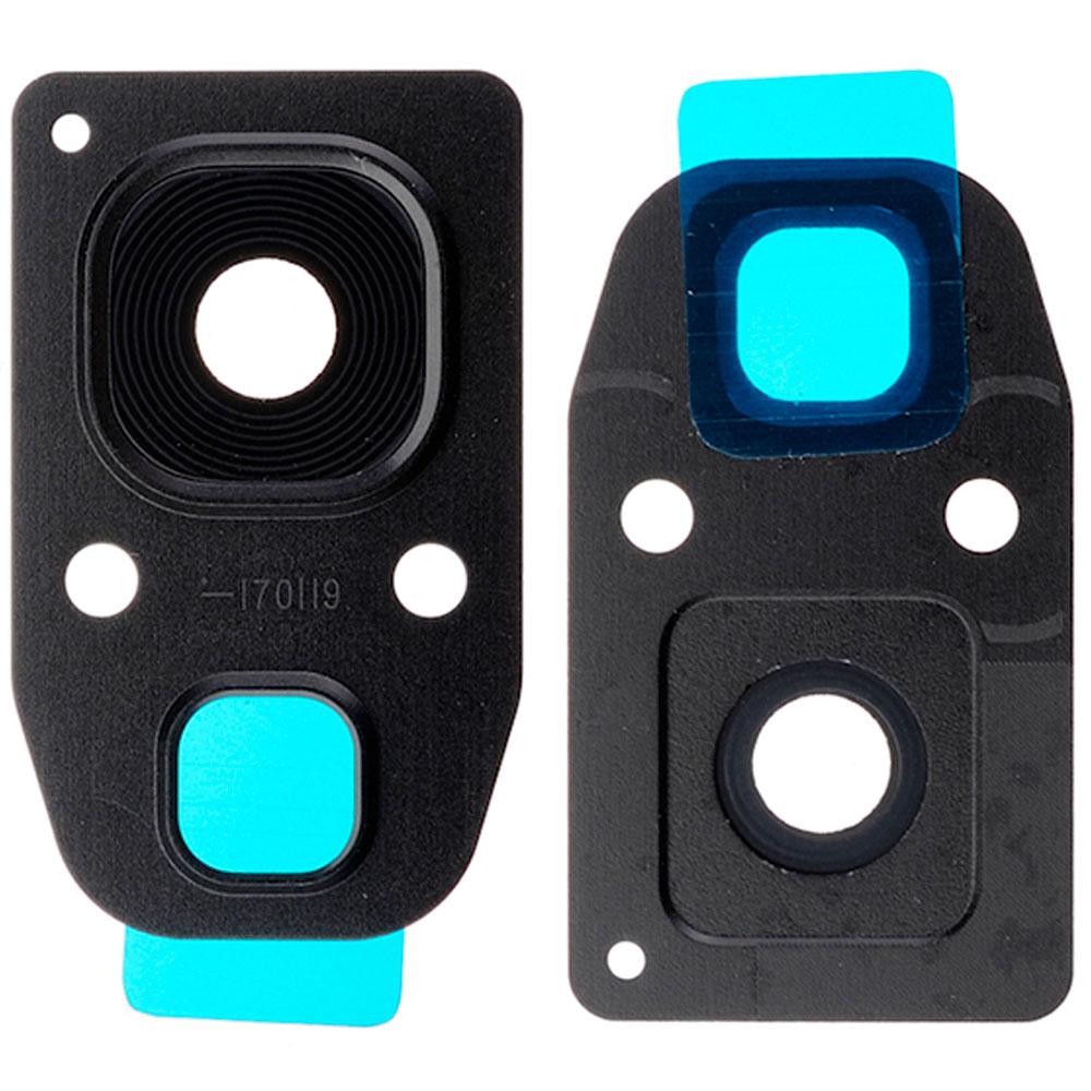 Скло камери для Samsung A320 Galaxy A3 (2017) в рамці (Black)