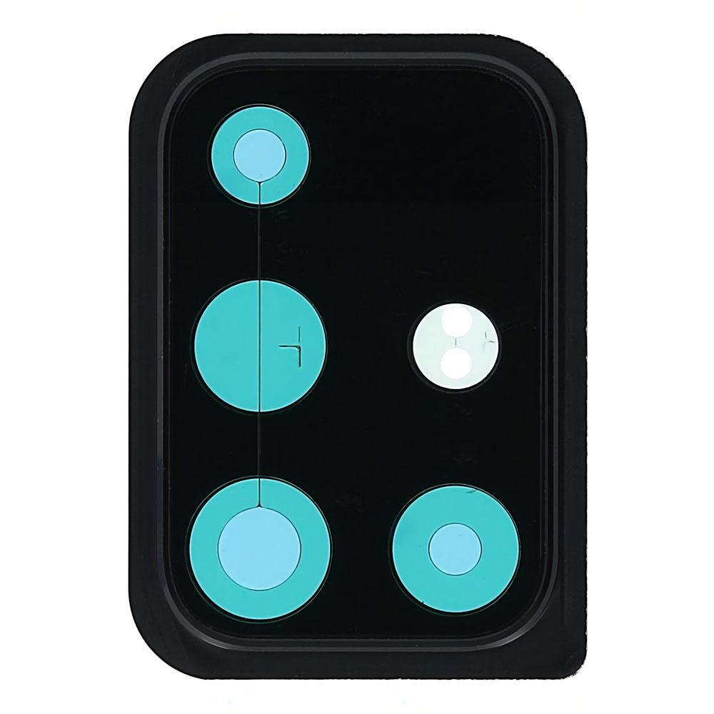 Скло камери для Samsung A515 Galaxy A51 (2020) в рамці (Black) (Original)