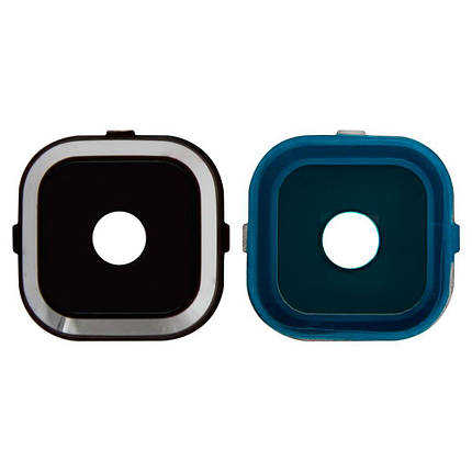 Скло камери для Samsung A700 Galaxy A7 в рамці (Black), фото 1