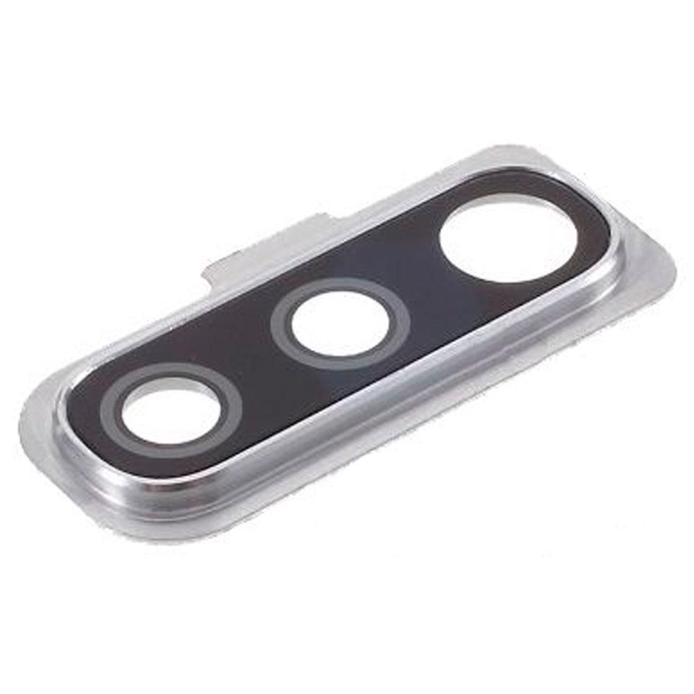 Скло камери для Samsung A705 Galaxy A70 (2019) в рамці (White)