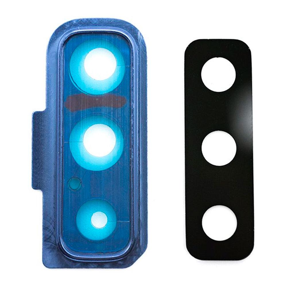 Скло камери для Samsung A750 Galaxy A7 (2018) в рамці (Blue)