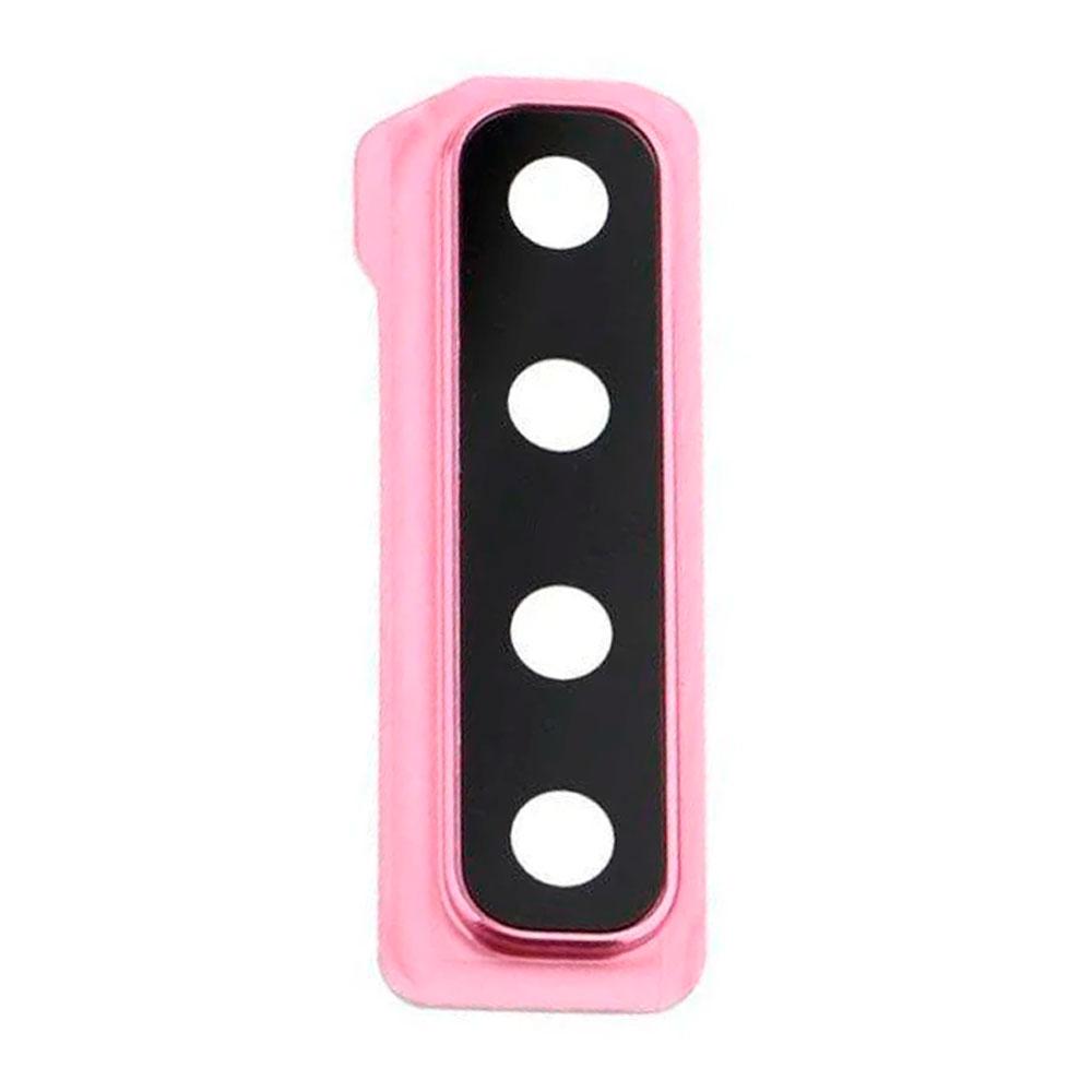 Скло камери для Samsung A920 Galaxy A9 (2018) в рамці (Bubblegum pink)