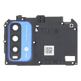Скло камери для Xiaomi Redmi 9T в рамці (Blue)