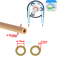 Шланг 25,4 x 19 мм L-1 метр Norprene (химстойкость высокая) для перистальтического насоса-дозатора