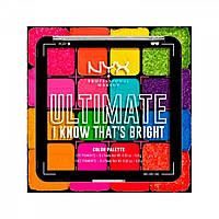 Тени для век NYX PROFESSIONAL MAKE UP paleta sombras ultimate the bright side Доставка від 14 днів - Оригинал