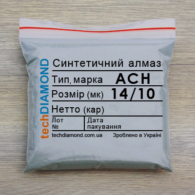 Алмазні синтетичні мікропорошки АСН 14/10