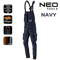 Напівкомбінезон робочий чоловічий NEO Navy, розмір XL/54 (81-244-XL)