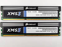 Комплект оперативной памяти Corsair XMS3 DDR3 8Gb (2*4Gb) 1600MHz PC3-12800 (CMX8GX3M2A1600C9) Б/У