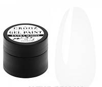 Гель краска Crooz Gel Paint EXTRA White (белая), 5 мл