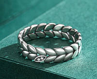 Серебряное женское кольцо 16 размер, стерлинговое серебро S 925 проба