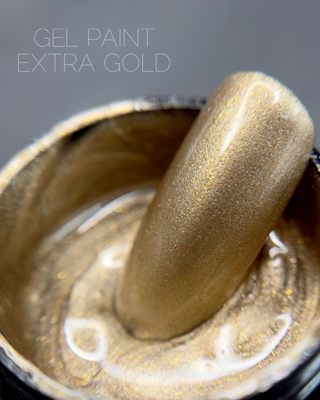 Гель-фарба Crooz Gel Paint EXTRA Gold (золото), 5 мл, фото 1