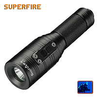 Фонарь ручной для дайвинга D3 SuperFire 620 Lumen IPX8