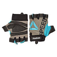 Перчатки для фитнеса Reebok Speed Training M Grey Blue (RAGB-12333SP)