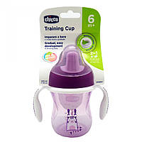 Детская посуда CHICCO training cup vaso de entrenamiento niña 6 meses Доставка від 14 днів - Оригинал