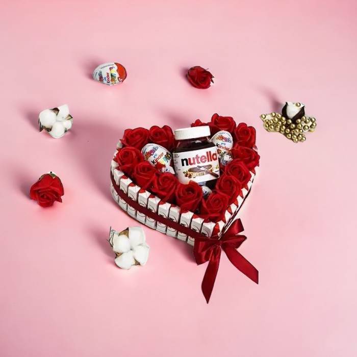 Подарунок у коробці для коханої, дівчини, мами, дружини, дочки на день народження, фото 1