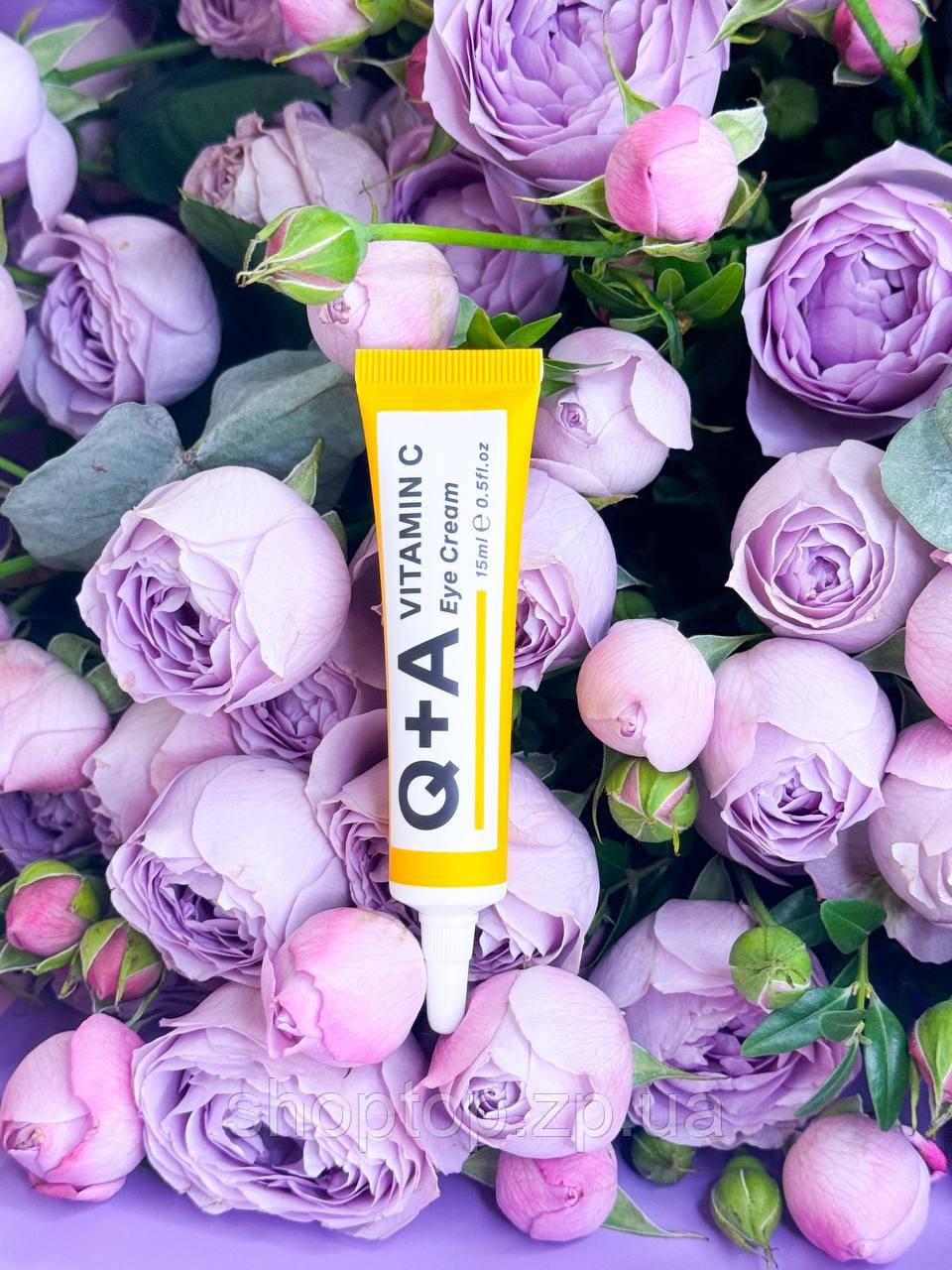 Крем для шкіри навколо очей з вітаміном C Q+A Vitamin C Eye Cream