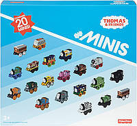 Thomas & Friends MINIS Toy Train 20 Pack FGY79 Fisher Price Томас та друзі Набір потягів міні пластик 20 шт