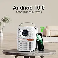 Проектор 4K Android smart tv кінотеатр HONGTOP P10, FullHD, 4GB/64GB, Wi-Fi, BT / Transpeed P10