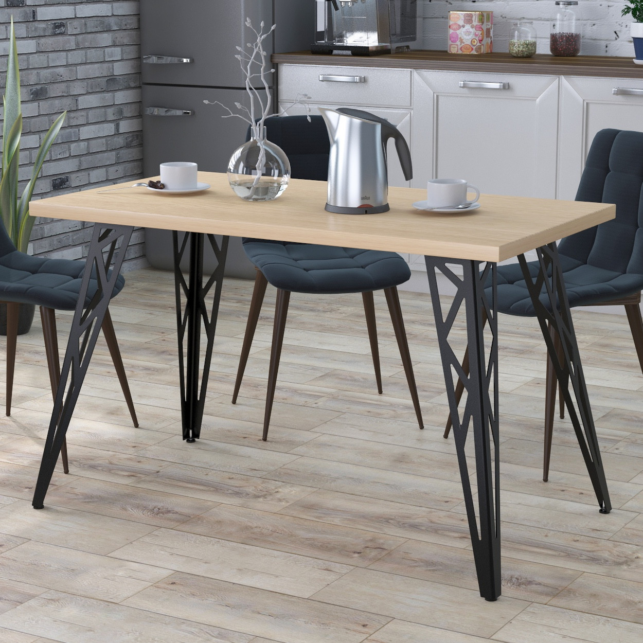 Стіл обідній Техно TM Loft design