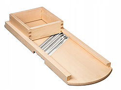 Шинковка дерев'яна для капусти Eco-drew на 3 ножі (Польща)